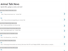 Tablet Screenshot of news.animal-talk.com